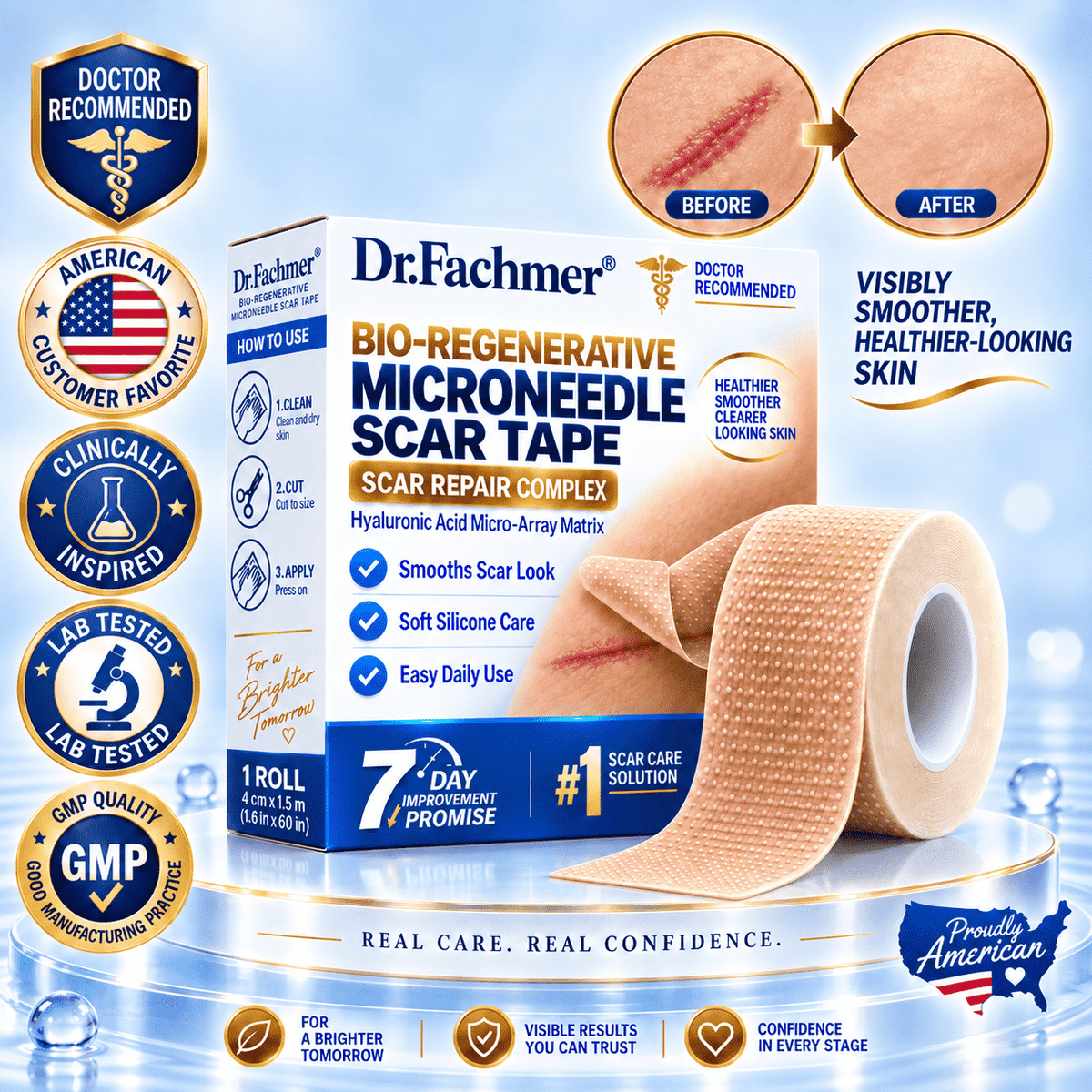 🐬Dr.Fachmer® Bio-Regenerative Microneedle Scar Tape