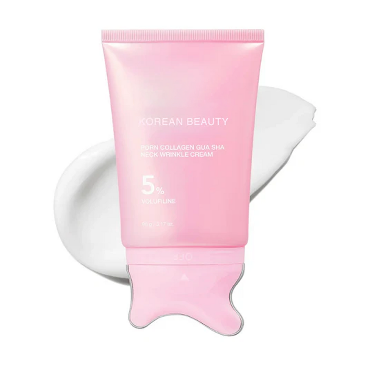 ✨ 5-Min Neck Lift Cream – PDRN Collagen Gua Sha, Firms Turkey Neck & Jawline