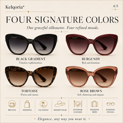 Kelqoria® ELARA Elegant Butterfly Sunglasses