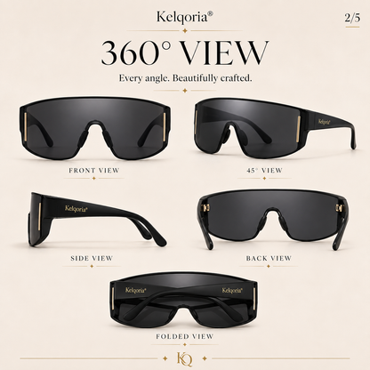 Kelqoria® NOVA Oversized Shield Sunglasses
