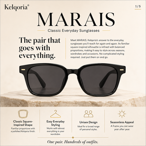 Kelqoria® MARAIS Classic Everyday Sunglasses