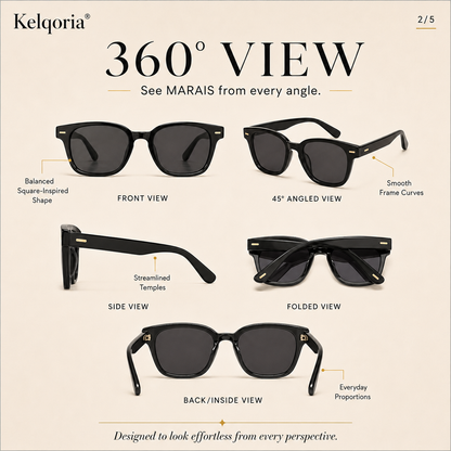 Kelqoria® MARAIS Classic Everyday Sunglasses