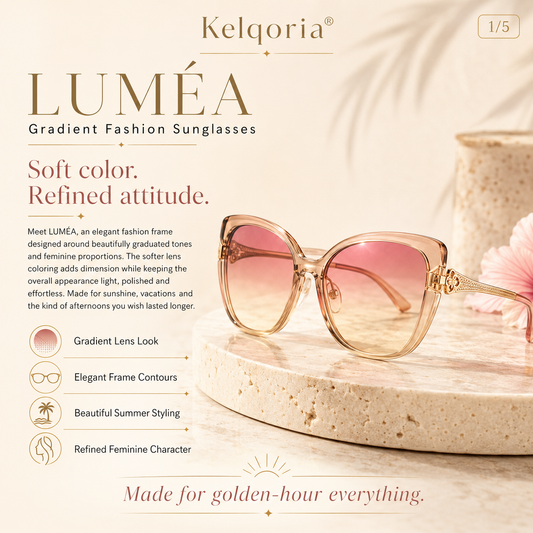 Kelqoria® LUMÉA Gradient Fashion Sunglasses