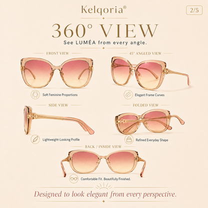 Kelqoria® LUMÉA Gradient Fashion Sunglasses