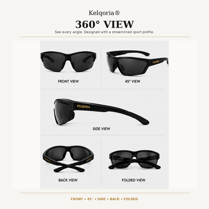 Kelqoria® STRYDE Performance Wrap Sunglasses